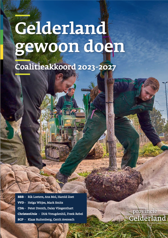 Gelderland gewoon doen - coalitieakkoord 2023-2027