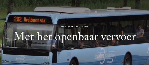 foto bus naar Park Hoge Veluwe