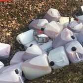drugsafval jerrycans foto Martijn Harms via Twitter met toestemming
